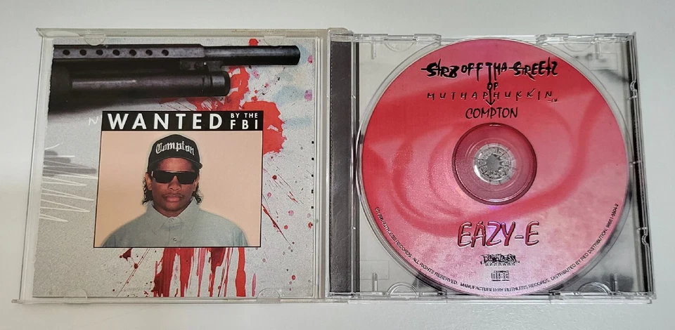 EAZY E - STR8 OFF THA STREETZ OF MUTHAPHUKKIN COMPTON CD 1996 ORIGINAL US PRESS - Bild 2 von 3