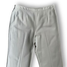 Giorgio Armani Womens Pants Sz 10 29" Waist Taupe Wool Crepe Minimalist Trouser