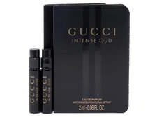 GUCCI INTENSE OUD EAU DE PARFUM 2.0ml .06fl oz x 2 COLOGNE PERFUME SPRAY SAMPLES