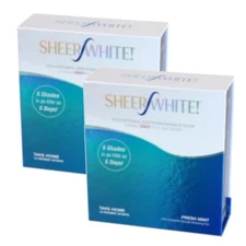Sheer White Teeth Whitening Strips (Double Pack)