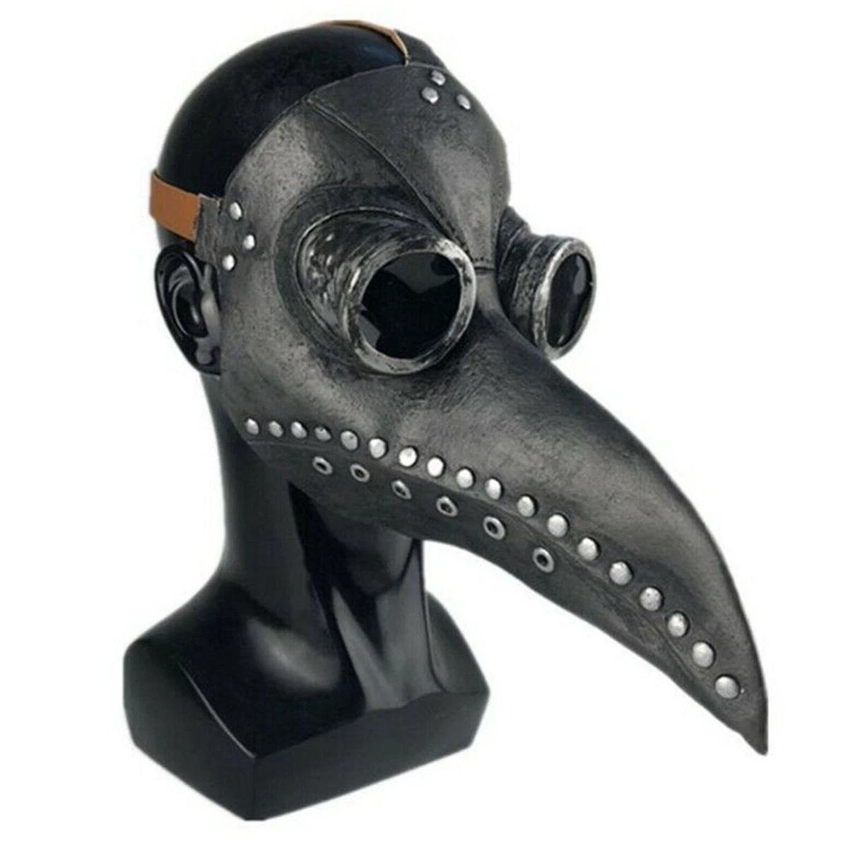 Maschera medico della peste uccellini naso lungo becco finta pelle steampunk festa di Halloween | eBay