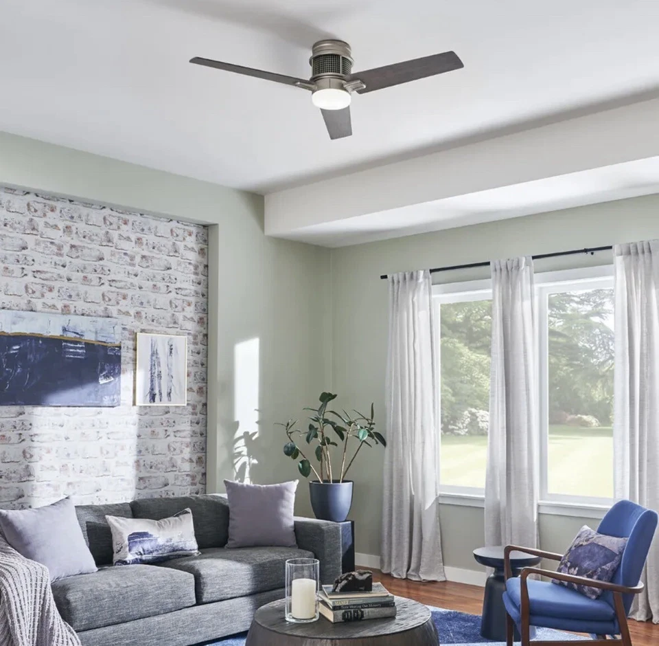 Kichler 300352 Chiara 52" 3 Blade Hugger Indoor Ceiling Fan - Bronze - Image 2 of 4