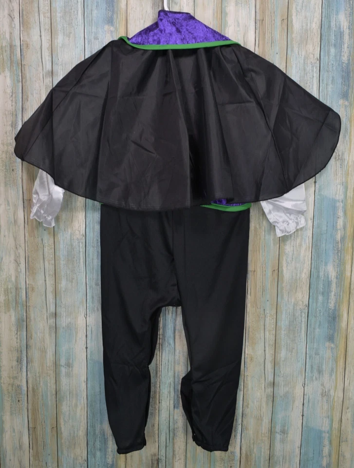 Mono y Capa Disfraz Halloween Drácula Vampiro Conde Cutie Bebé 18-24 Meses Foto 2 de 4