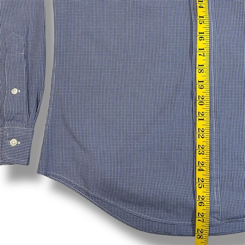 Ralph Lauren Mens Classic Fit Oxford Long Sleeve Check Shirt Small - Picture 4 of 6