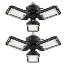 LED Garage Lights Bulb 2 Pack 180W 18000LM 6500K Led Shop Light