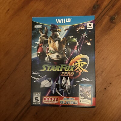 Star Fox Zero + Star Fox Guard (Wii U, 2016) Sealed US Version NICE!!