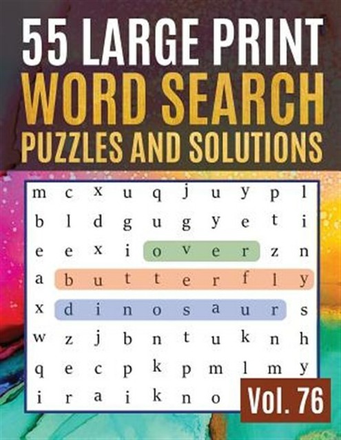 find words for adults seniors ser 55 large print word