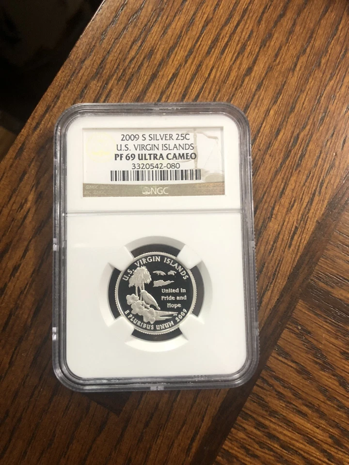 2009-S U.S. VIRGIN ISLANDS SILVER QUARTER NGC PF69 ULTRA CAMEO - Image 2 of 4
