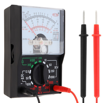 Analogue Meter Multimeter Multitester Fuse DC & AC Voltage /DC Current Pointer