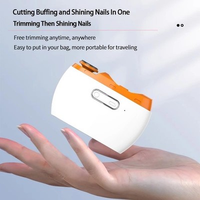 MIJIA 2in1 Smart Elektrischer Nagelknipser Automatisch Poliert Armor Trim Nagelclip