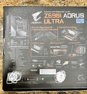 Gigabyte Z590I AORUS Ultra Mini-ITX SFF Gaming Motherboard Intel LGA 1200
