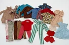 VTG Handmade Doll Clothes Lot Barbie & Ken Outfits Dresses Pants Retro