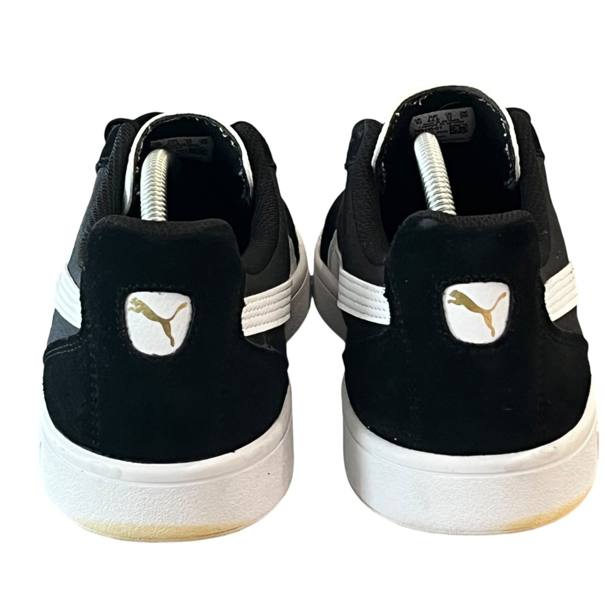 Puma Astro Kick Mens Sz 10.5 Black White Suede Skater Sneakers Shoes 369115-01 Puma Astro Kick Suede Sneakers Mens 11 Black White 369115-01  main image 2