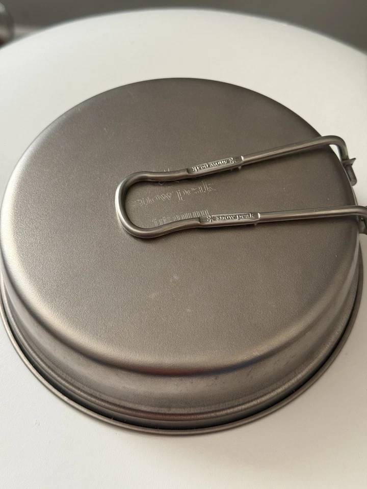 Snow Peak Titanium Fry Pan Skillet 5” Ultralight Camping Hiking Cookware - Image 2 of 4