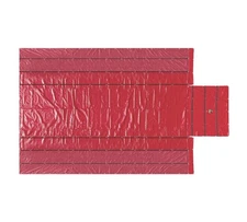 20' x 27' Red Lumber Tarp for Heavy Duty Truck Cargo - 14 Oz Vinyl 6' Drop