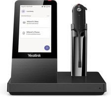 Yealink WH67 Teams DECT Wireless Headset and All-in-one Workstation. Brand New