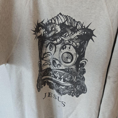 St. Michael Murakami Takashi Collaboration JESUS CREWNECK St. Michael Murakami Takashi Collaboration JESUS CREWNECK