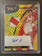 2021-22 Panini Select Gold RPA Jalen Johnson #RJ-JJN 05/10 Atlanta Hawks RC