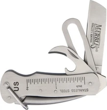 Marbles First Mate Nautical Boating Knife - Ocean - Mariner - Stainless Steel
