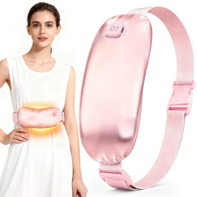 #ad Pure Silk Heating Pad for Period Cramps Portable Cordless Washable 5000mAh Re... $46.99