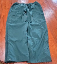 Field  Stream Men Green Cargo Hunting Pants sz XL w/drawstring zippers snaps