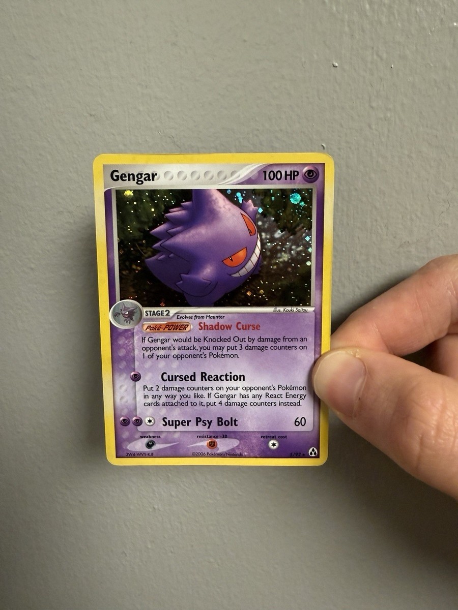 Gengar 5/92 Legend Maker Holo Ultra Rare Pokemon TCG Nintendo MP