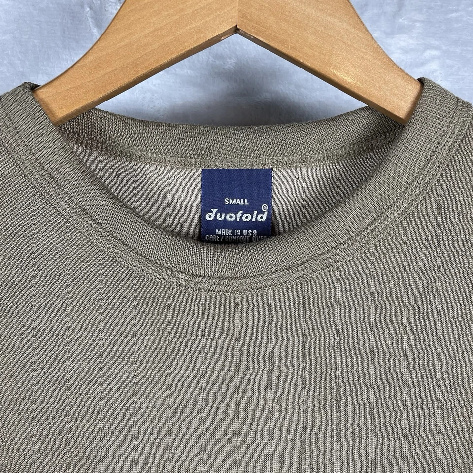 Camisa Térmica Vintage Doble Plegable Adulto Pequeña Marrón Años 80 90 Grunge Hipster Punk EE. UU.  Foto 3 de 4