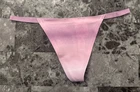 VICTORIA'S SECRET PINK XS PURPLE OMBRE GRADIENT BONDED NO SHOW V STRING PANTIES