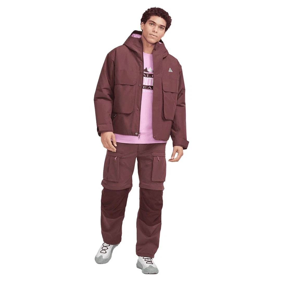 Nike ACG Primaloft “Skull Peak” Storm-Fit Jacket Burgundy Sz Medium FV8681-652