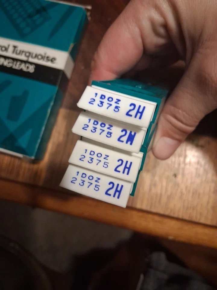 Cables de dibujo Berol turquesa 2375 2H 4 docenas Foto 3 de 4