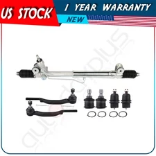 Power Steering Rack + Ball Joint+Outer Tie Rod End Link For Gmc Envoy 2003-2007