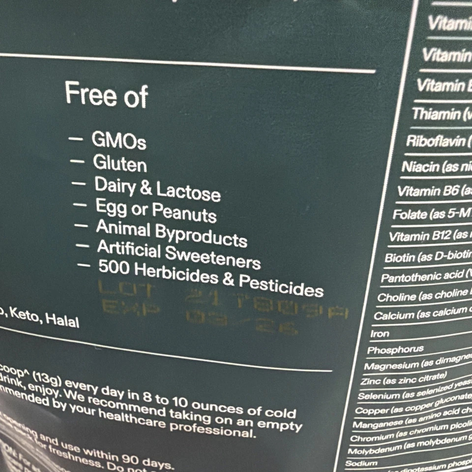 ¡NUEVO! ATHLETIC GREENS AG1 NUTRICIÓN FUNDACIONAL DIARIA 13,8 OZ Foto 3 de 3