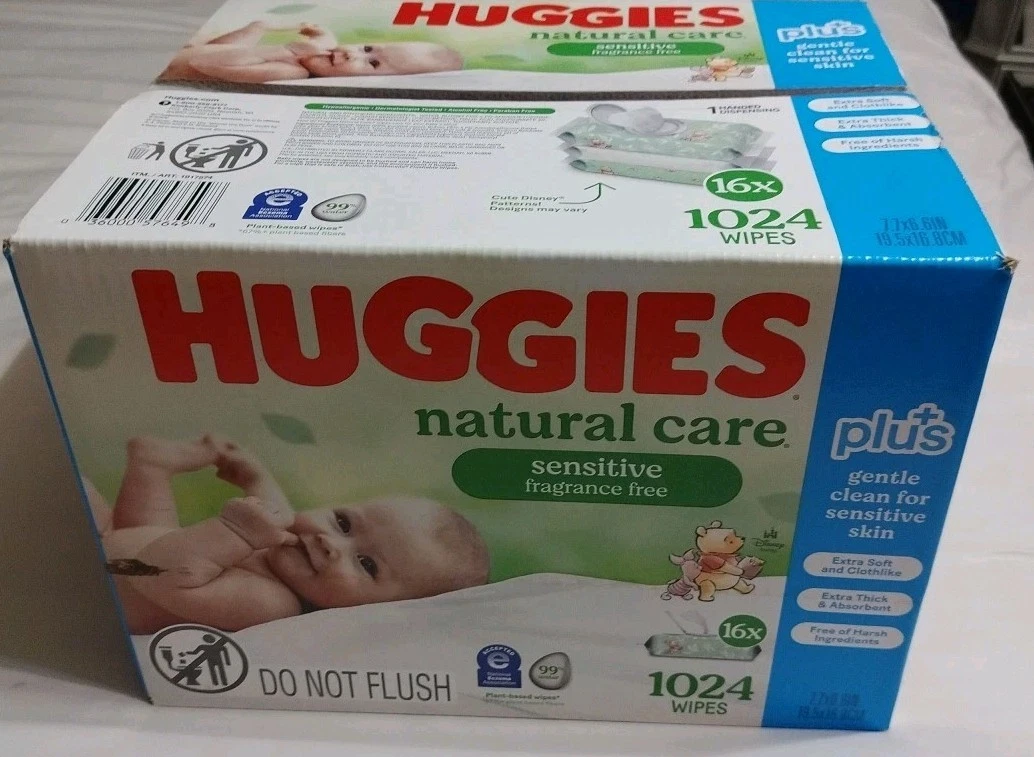 Huggies Natural Care Plus Sensitive Baby Wipes 1024 Wipes Unscented Free Ship
Opens in a new window