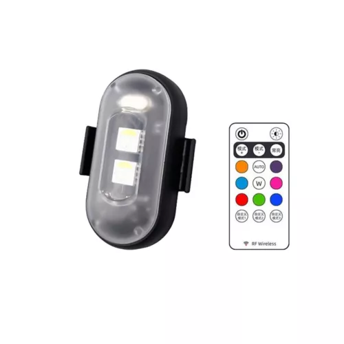 RGB LED Strobe Light Wireless Remote Control For Car Bike Motorcycle Flash Lamps - Picture 7 of 21