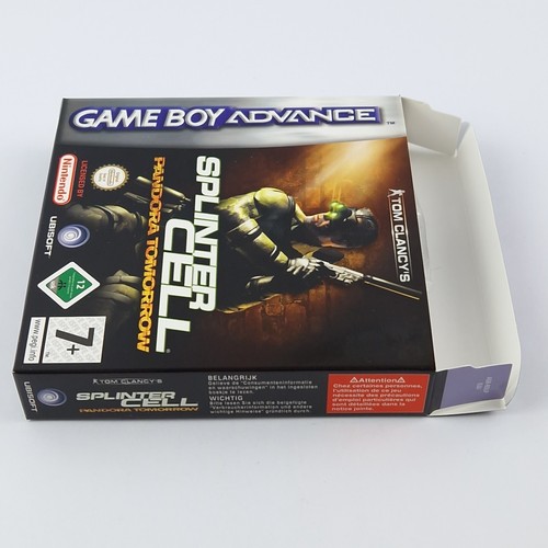 Juego Nintendo Game Boy Advance: Tom Clancys Splinter Cell Pandora Tomorrow embalaje original - Imagen 3 de 7