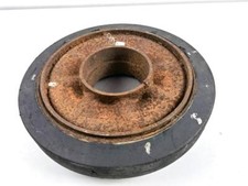 Laufrolle vermutlich Panzer IV der Wehrmacht. Das Gummi markiert Continental 470