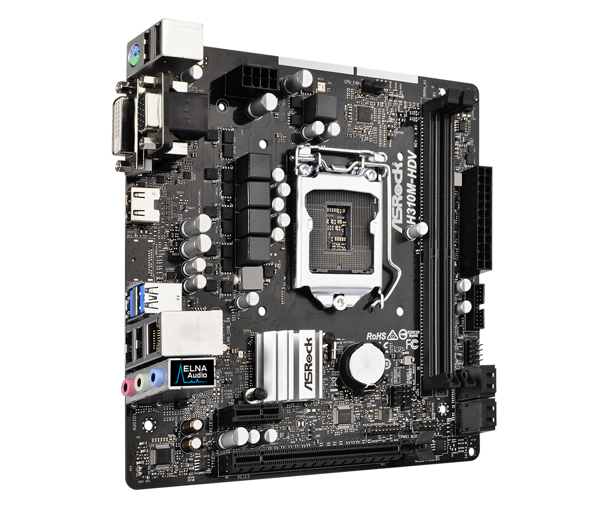 FOR ASRock H310M-HDV Motherboard Supports LGA1151 DDR4 32G H310