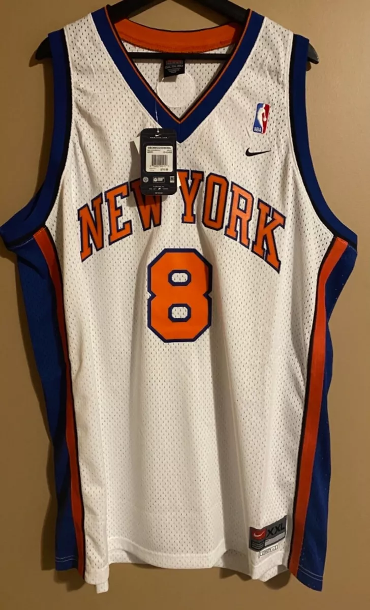 Nike Swingman Latrell Sprewell 8 New York Knicks Home Jersey NWT 2XLarge XXL