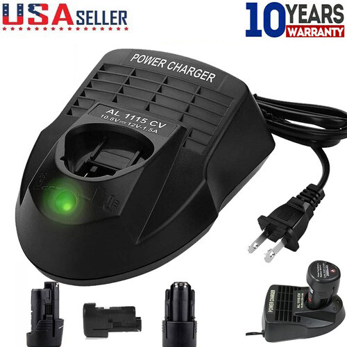 For Bosch AL1115CV 4V-10.8V 12V Max US Plug BAT414 BAT411 Li-Ion Battery Charger