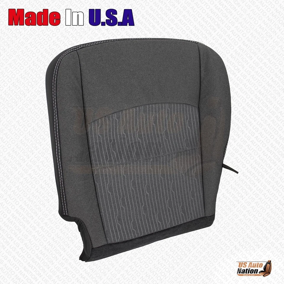 Dodge Ram 2500 3500 4500 5500 2019 2020 cubierta de asiento inferior de tela gris Foto 4 de 4
