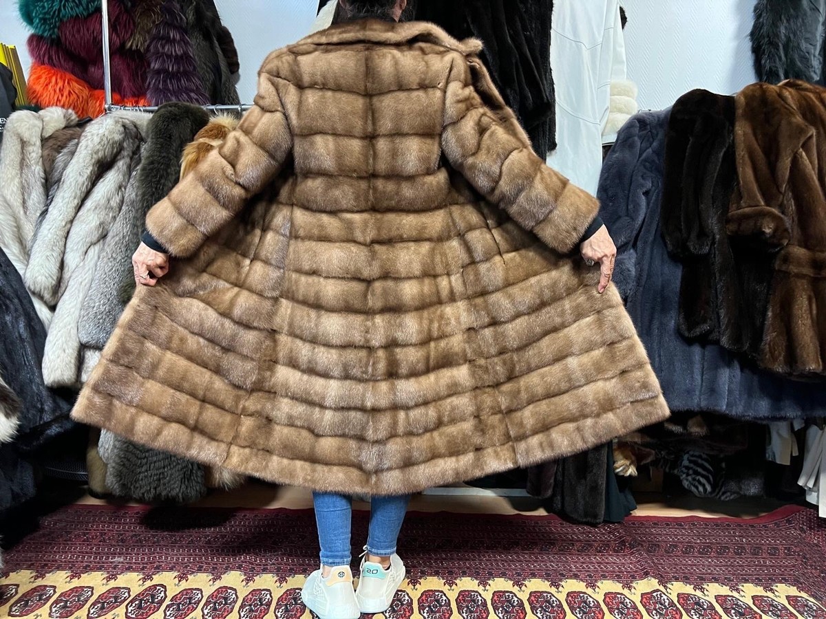 Coat Resale Used Full Length Mink Coat Mink Coat Real Fur Demi