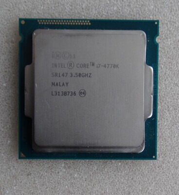 Intel Core I7 4770k 3 5 Ghz Sockel 1150 Ebay