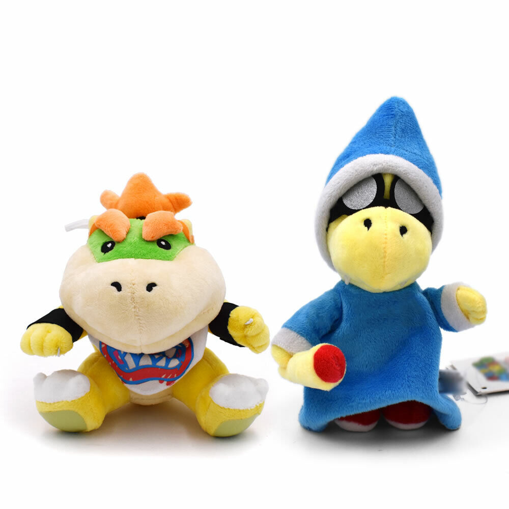 2Pcs Magikoopa Kamek Bowser Jr. Koopa Plush Doll Stuffed Toy Kids Christmas Gift | eBay