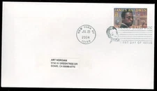 US. 3871. 37c. James Baldwin (1924-87) Writer. Addressed FDC. 2004