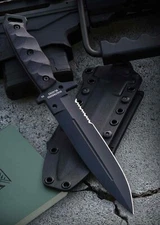 Halfbreed Blades Medium Infantry Fixed Knife 6.5" K110 / D2 Tool Steel Blade G10