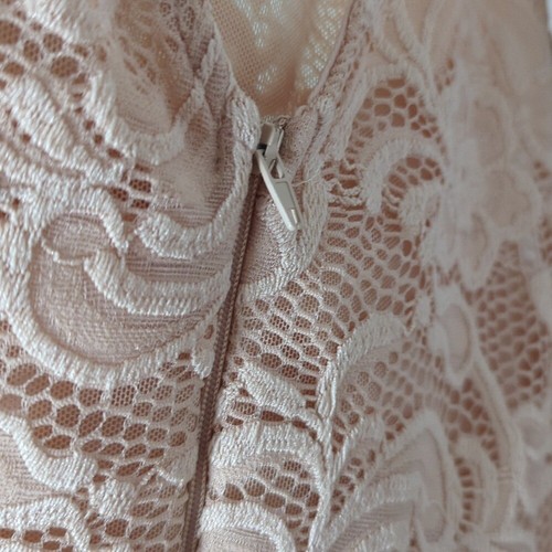 Ever Pretty Women's Pink Lace Sleeveless Tulle Maxi Dress Size 2XL - Picture 6 of 8