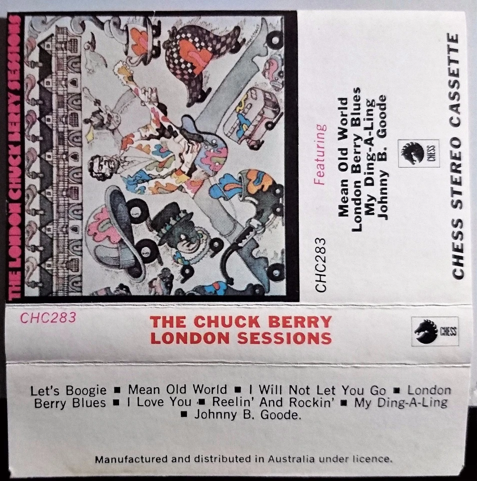 Chuck Berry – The London Chuck Berry Sessions. Cassette 1972 CHC283  Funk / Soul - Image 2 of 2