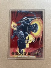 GHOST RIDER 2024 SKYBOX MARVEL MASTERPIECES ‘92 PLATINUM Clear Cut #37 SSP