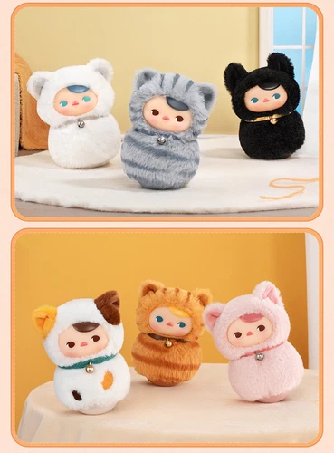 POPMART PUCKY Roly Poly Kitty Serie Vinilo Peluche Caja Ciega Figura Juguetes Regalo Lo último - Imagen 8 de 19
