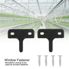 2pcs Greenhouse Halls Window Fastener Stay Kit Durable Sturdy Flat Pegs